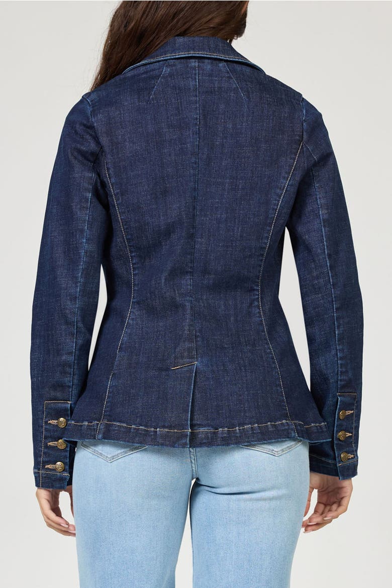 Minah One Button Blazer, Alternate, color, Naval Academy