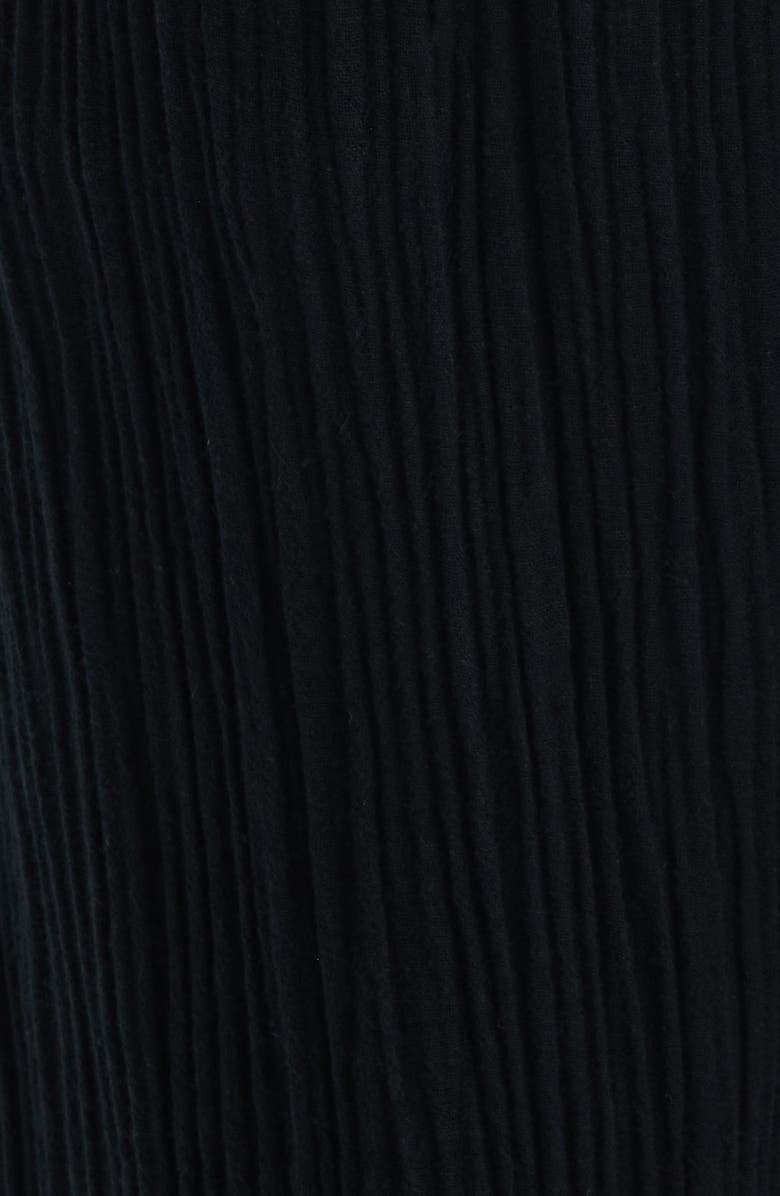 Majestic International Seaside Cotton Crepe Lounge Pants, Alternate, color, Black