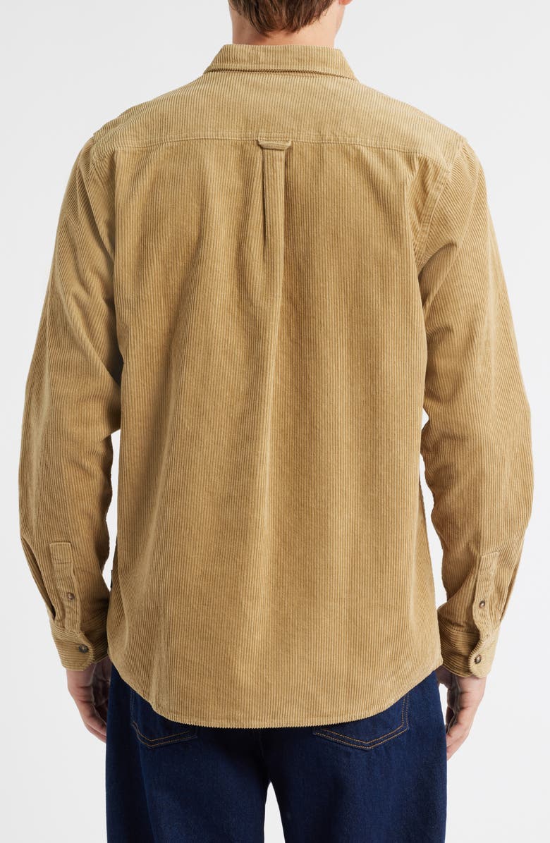 Rip Curl Classic Surf Cotton Corduroy Button-Up Shirt, Alternate, color, Beige