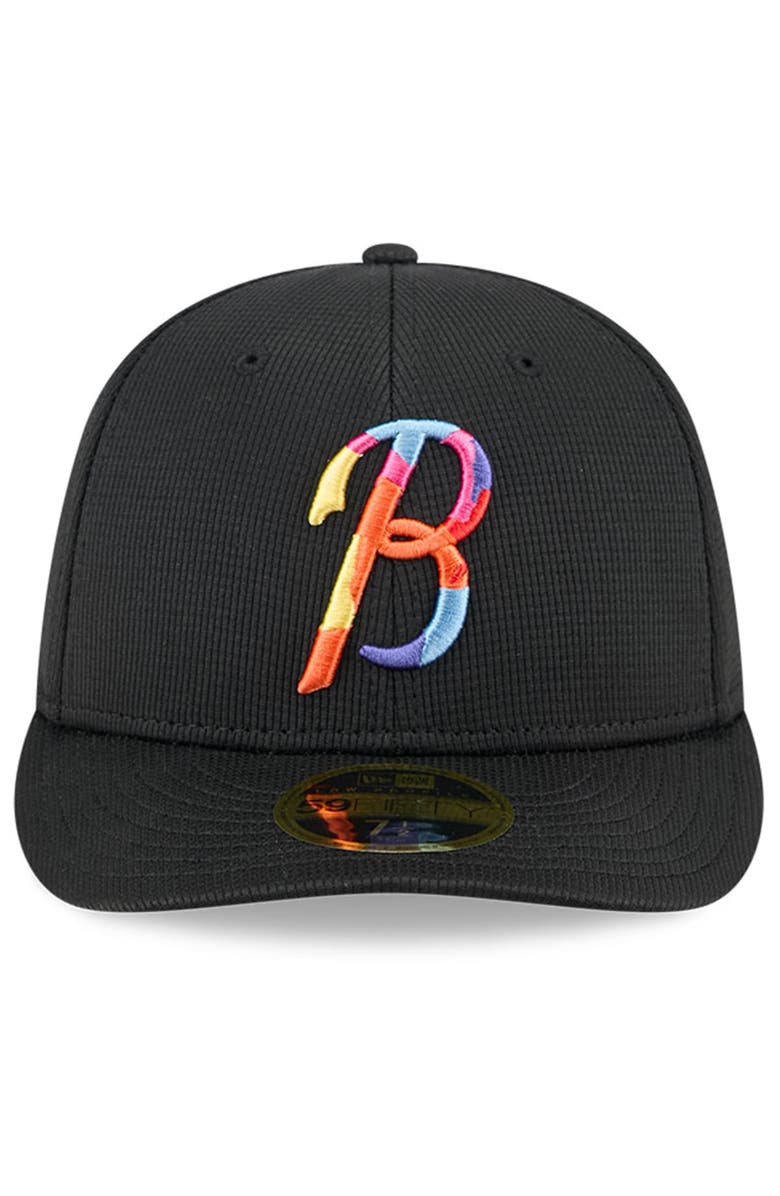 New Era Men's New Era Black Baltimore Orioles City Connect Batting Practice Low Profile 59FIFTY Fitted Hat, Alternate, color, Black