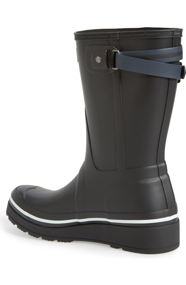 Hunter 'Original Short' Wedge Rain Boot, Alternate, color,