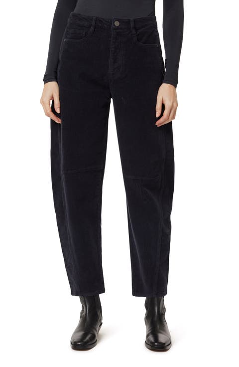 Evie Barrel Leg Corduroy Pants