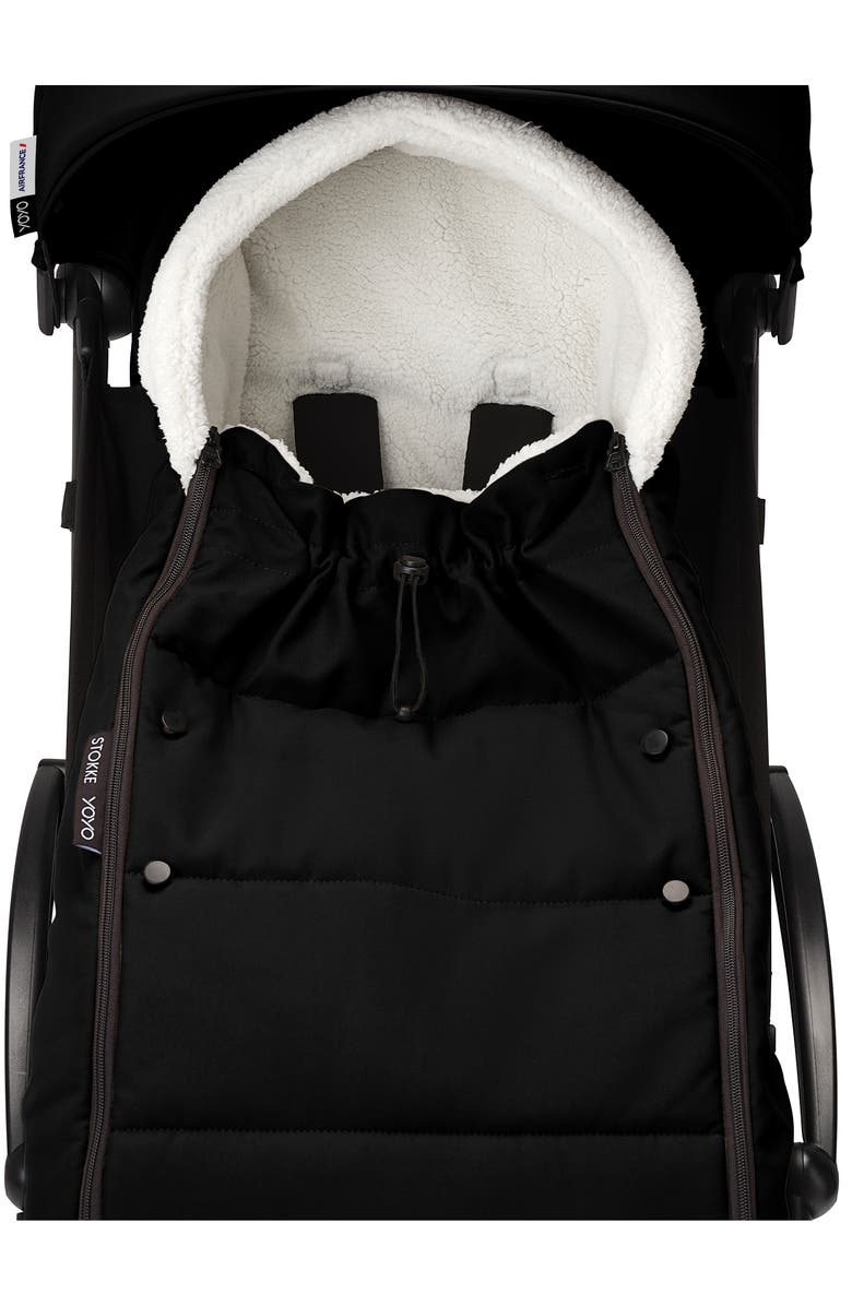 Stokke YOYO Water Repellent Footmuff, Alternate, color, Black
