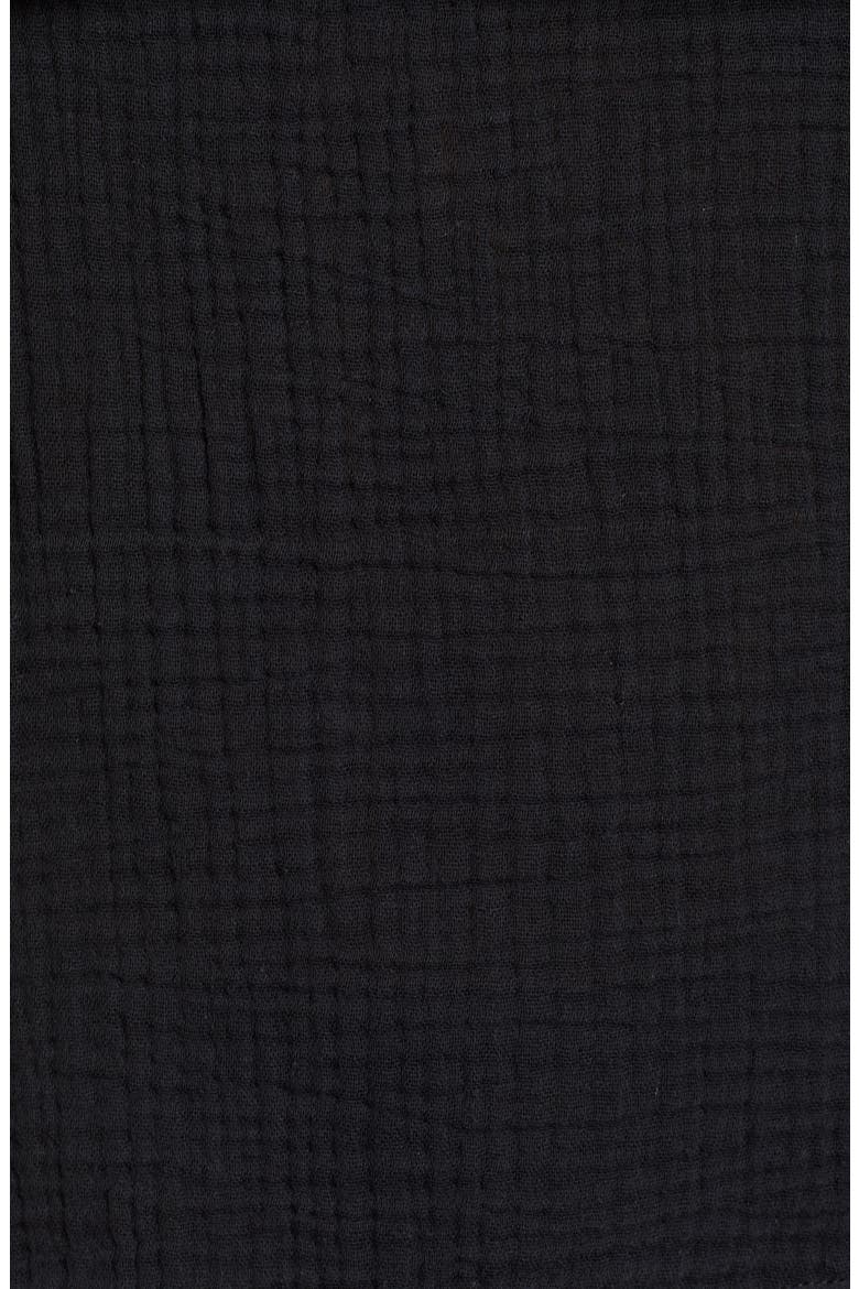 Gibson x Hi Sugarplum! Santa Fe Rickrack Off the Shoulder Top (Nordstrom Exclusive), Alternate, color, BLACK