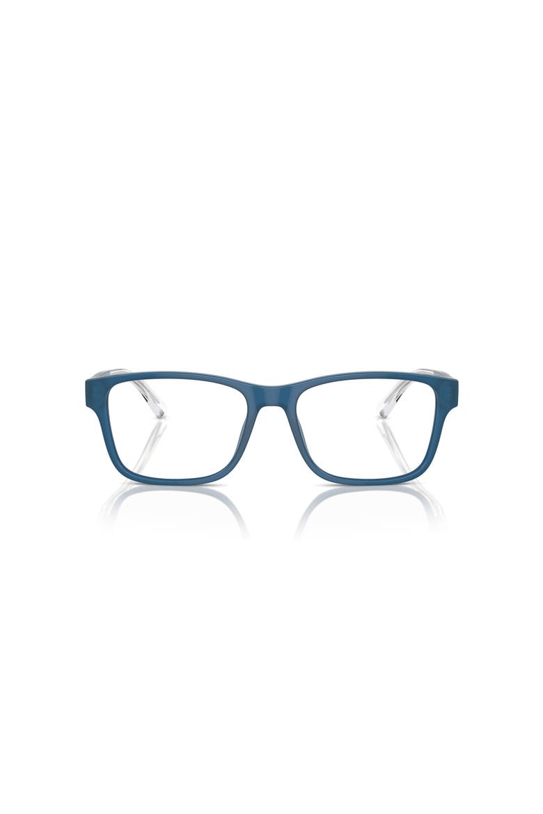 55mm Rectangle optical glasses, Alternate, color, Blue