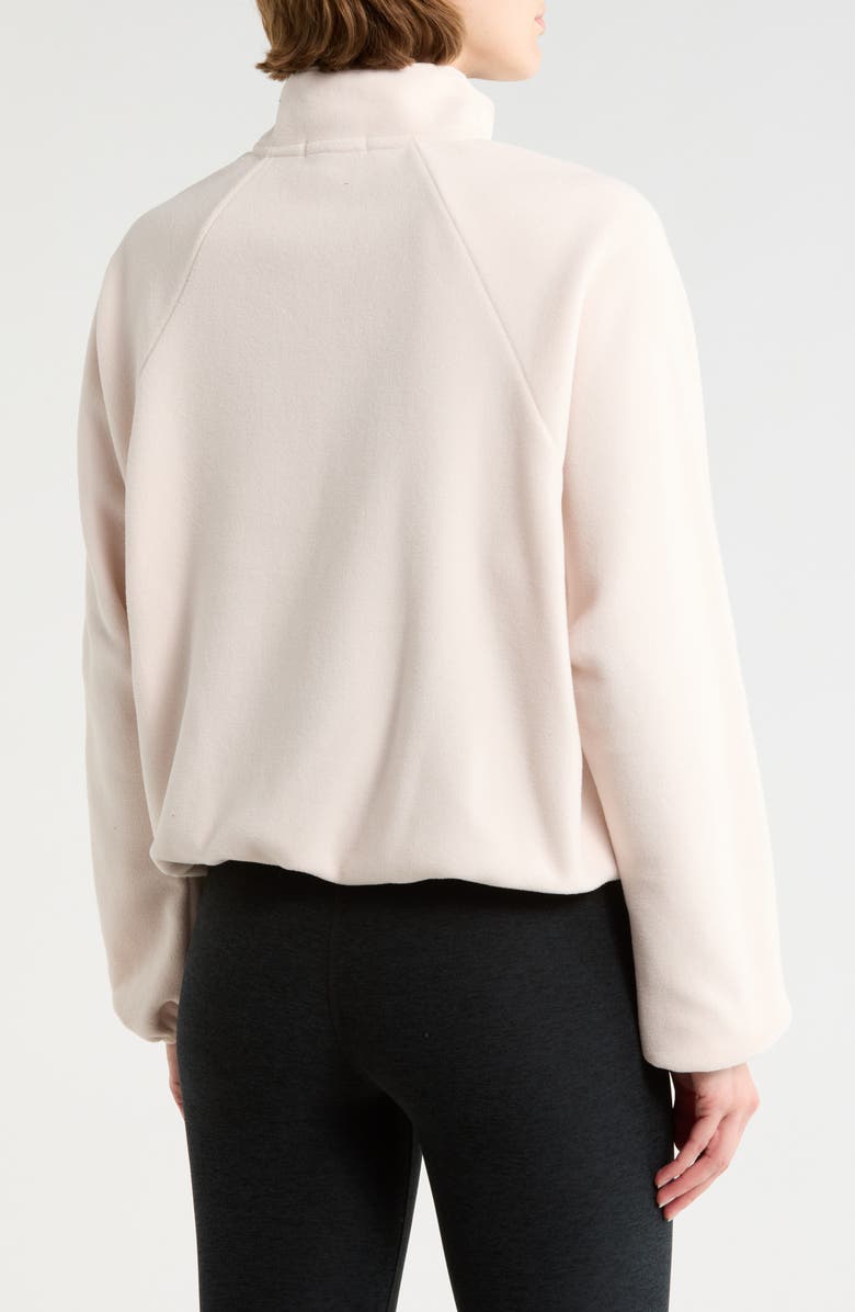 Beyond Yoga Tranquility Fleece Pullover, Alternate, color, Lunar Rock