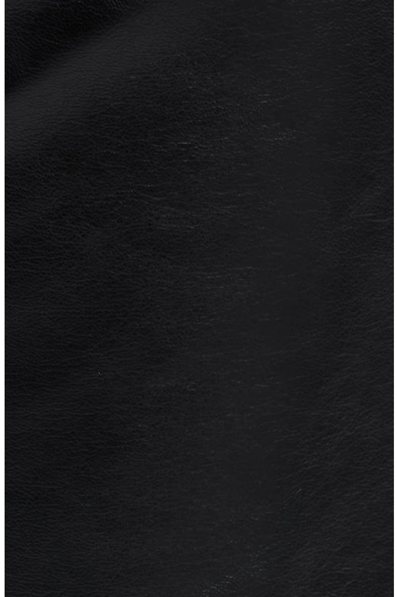 Kinsley Low Rise Faux Leather Pants, Alternate, color, BLACK