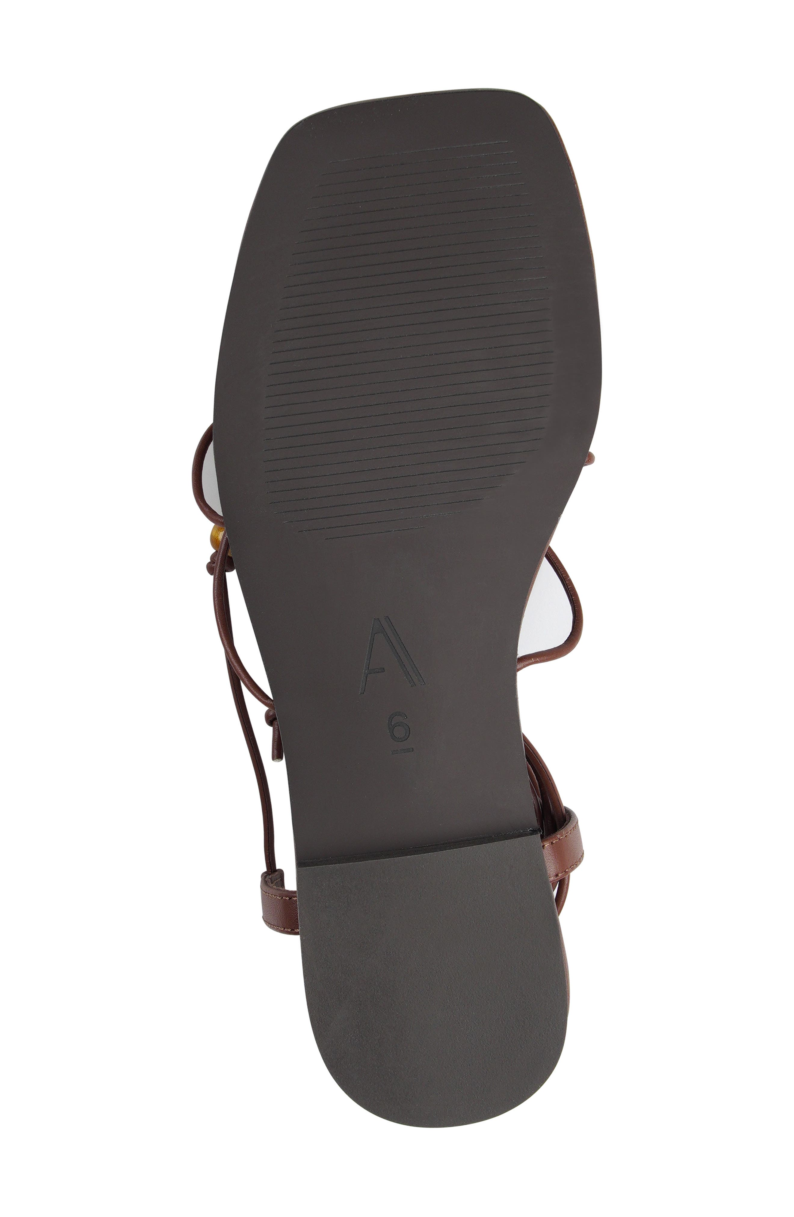 Sabinna Leather Sandal, Alternate, color, COGNAC LEATHER
