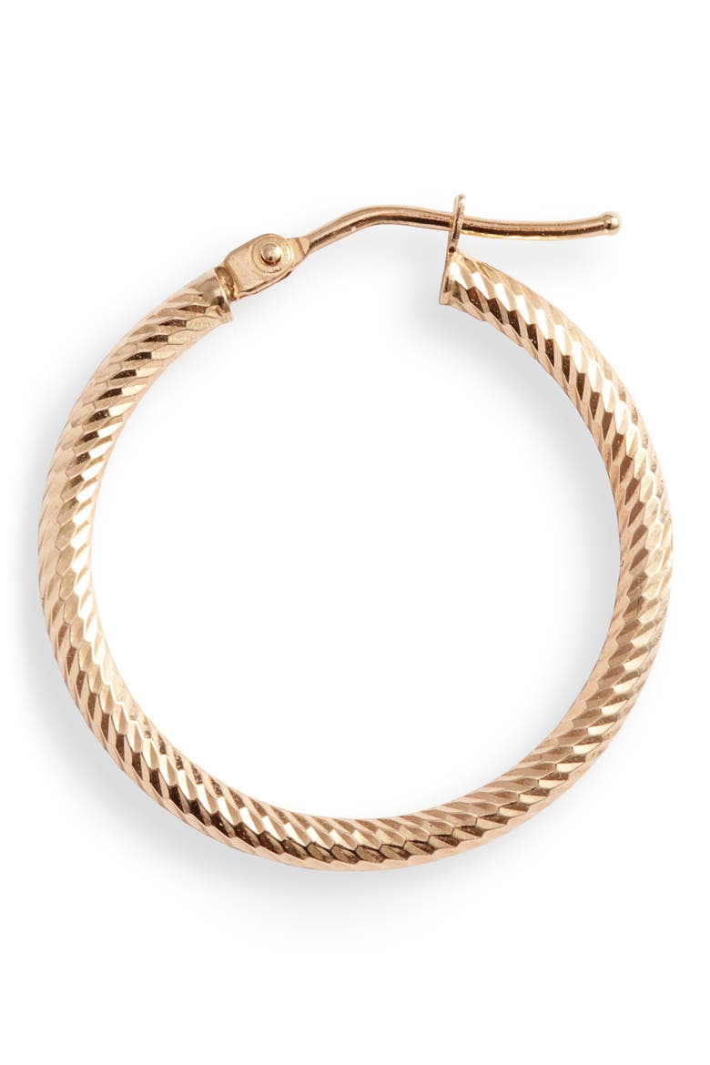 14K Gold Twisted Rope Hoop Earrings, Alternate, color, 14K YELLOW GOLD