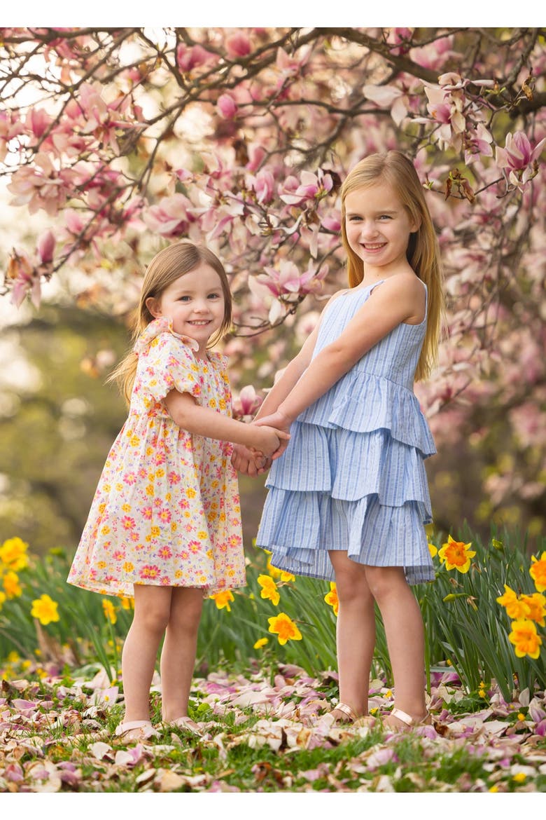 Petal Party Short Bubble Sleeve Dress, Alternate, color, Pink