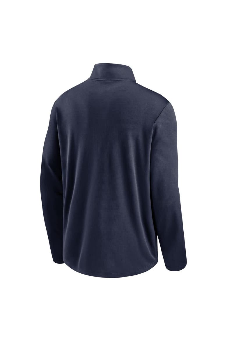 Men's Nike Navy Tennessee Titans Logo Pacer Performance Half-Zip Jacket, Alternate, color, Navy