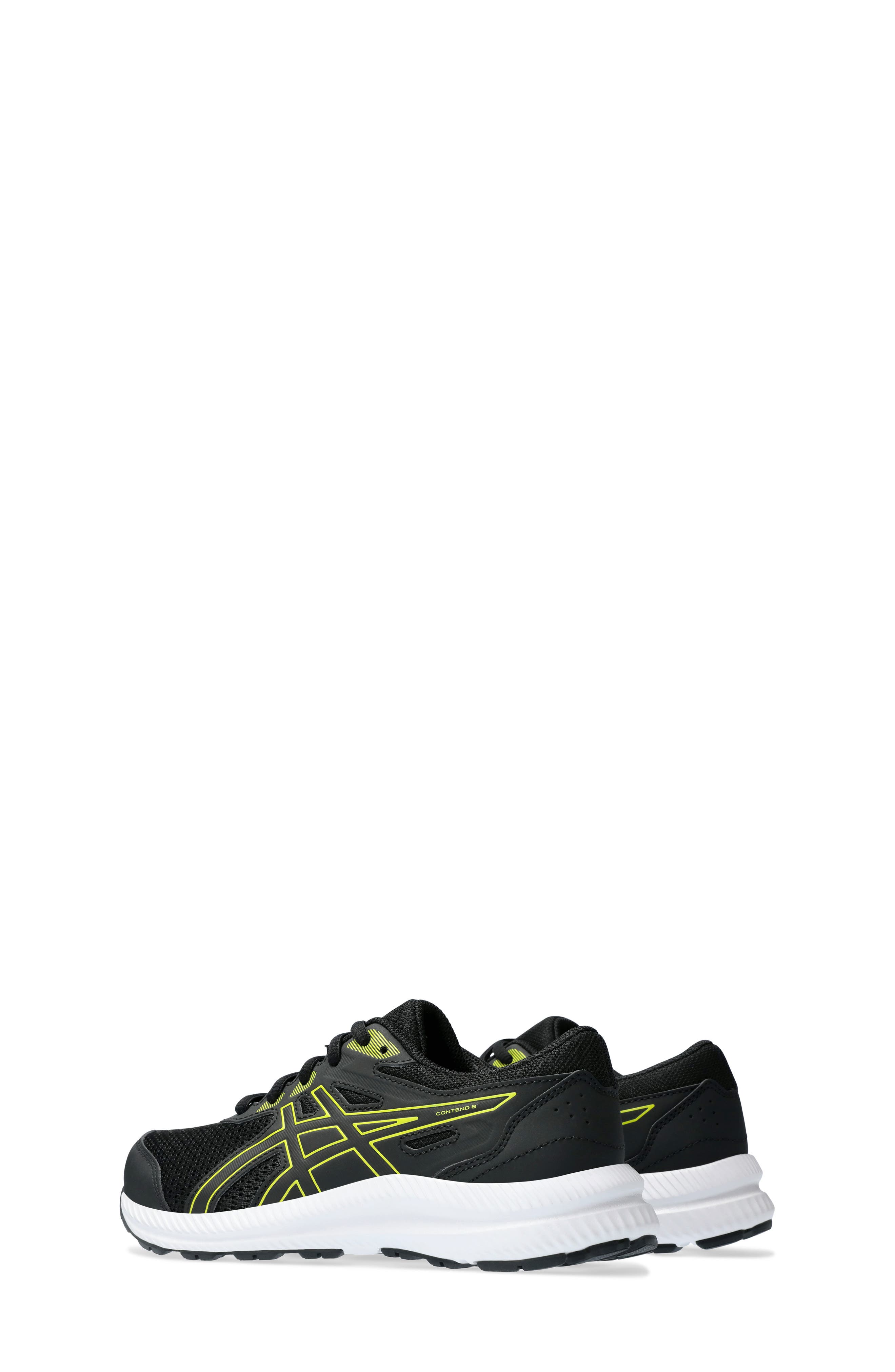 ASICS<sup>®</sup> Kids' Contend 8 Sneaker, Alternate, color, Black/ Bright Yellow