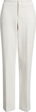 Anne Klein Flat Front Straight Leg Pants