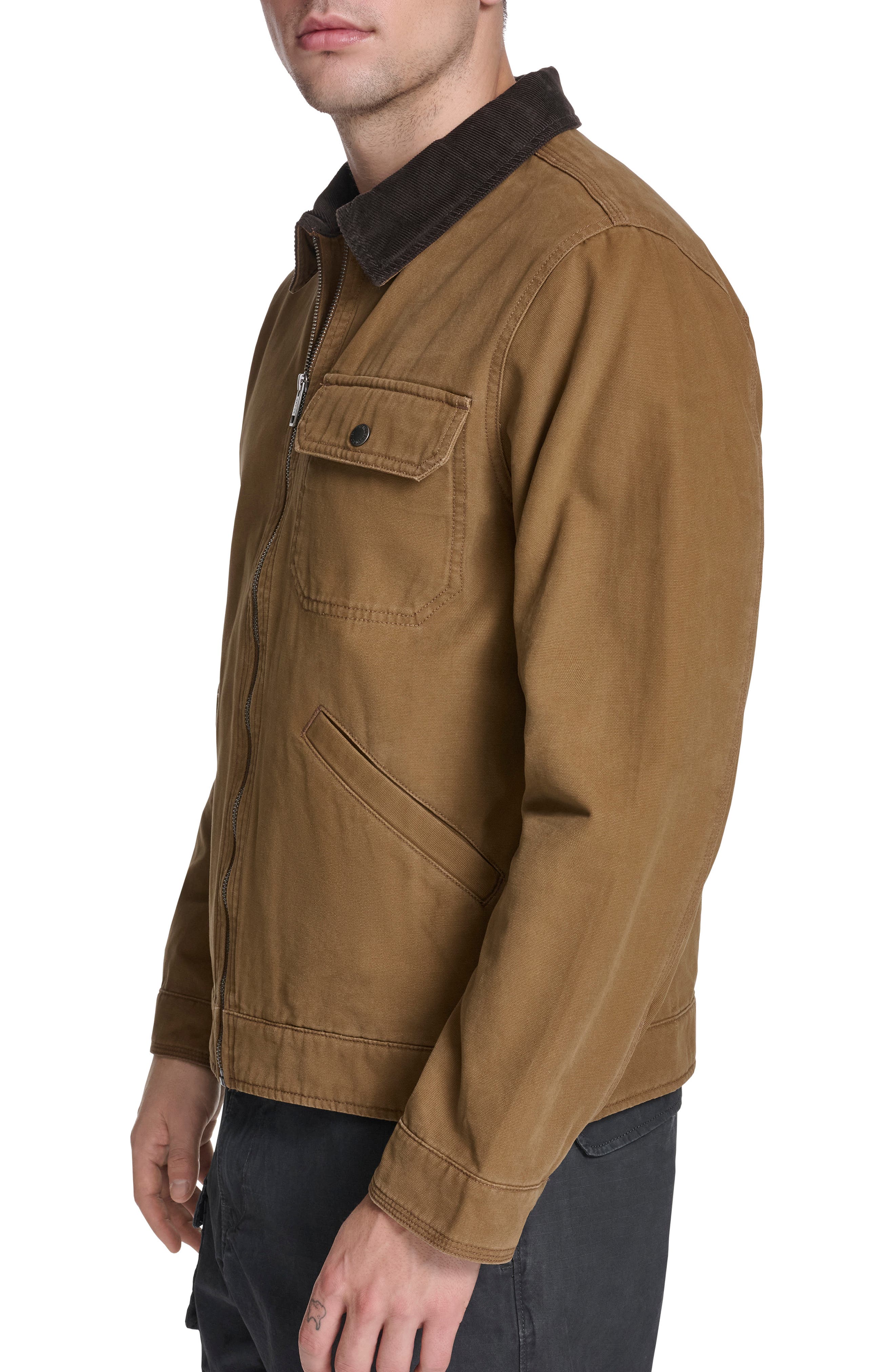 Мужские Levi's Lightweight Cotton Twill Utility Jacket — фото 3