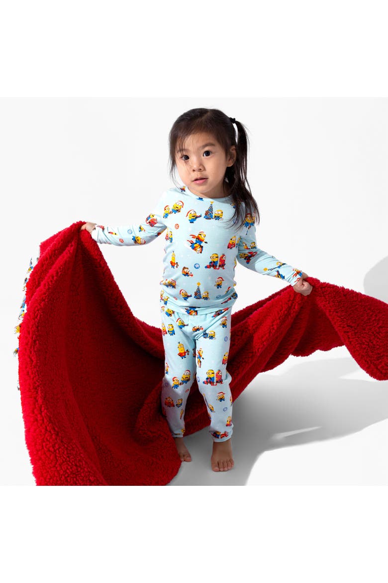 Kids' Merry Minions Holiday Set of 2 Piece Pajamas, Alternate, color, Merry Minions Holiday