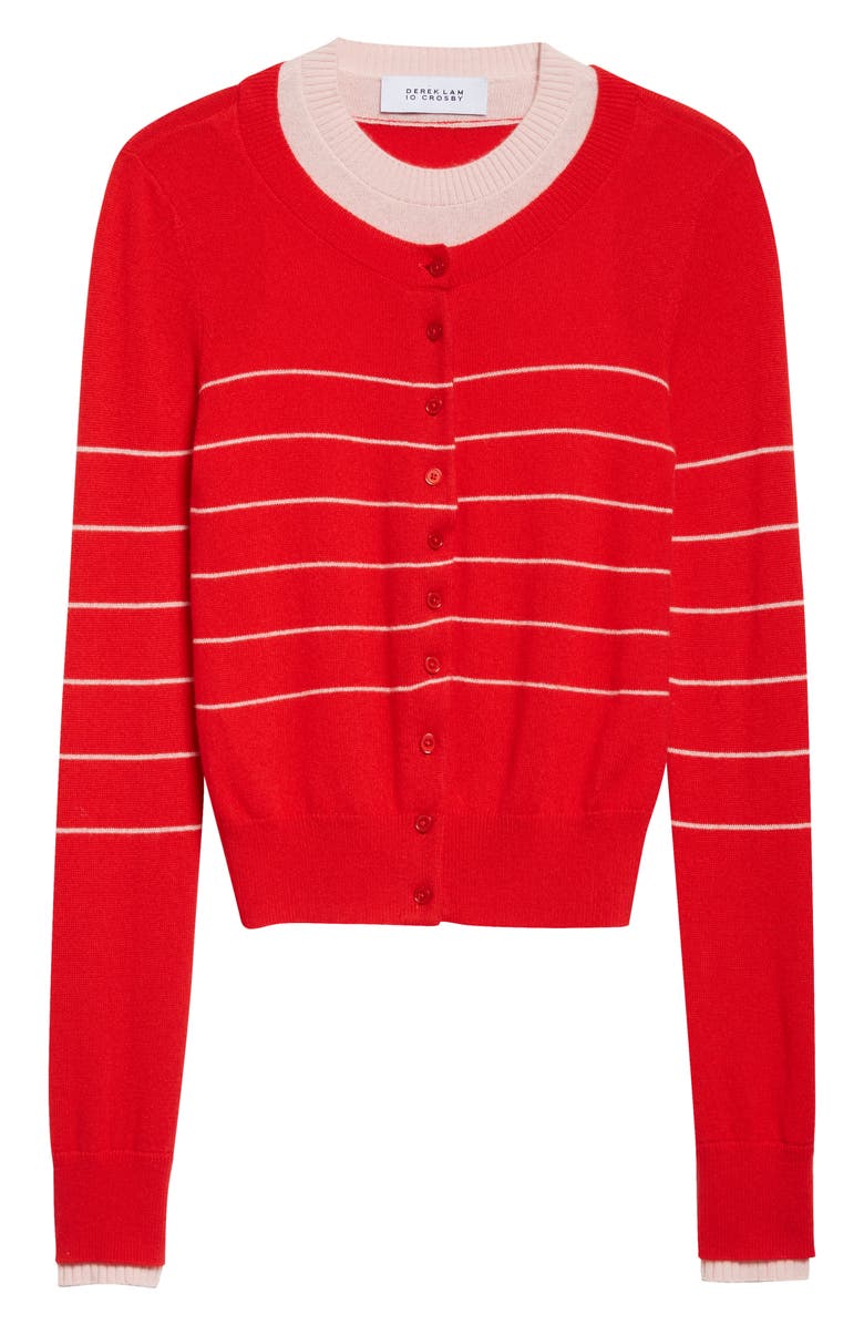 Derek Lam 10 Crosby Vernon Wool & Cashmere Twinset, Alternate, color,