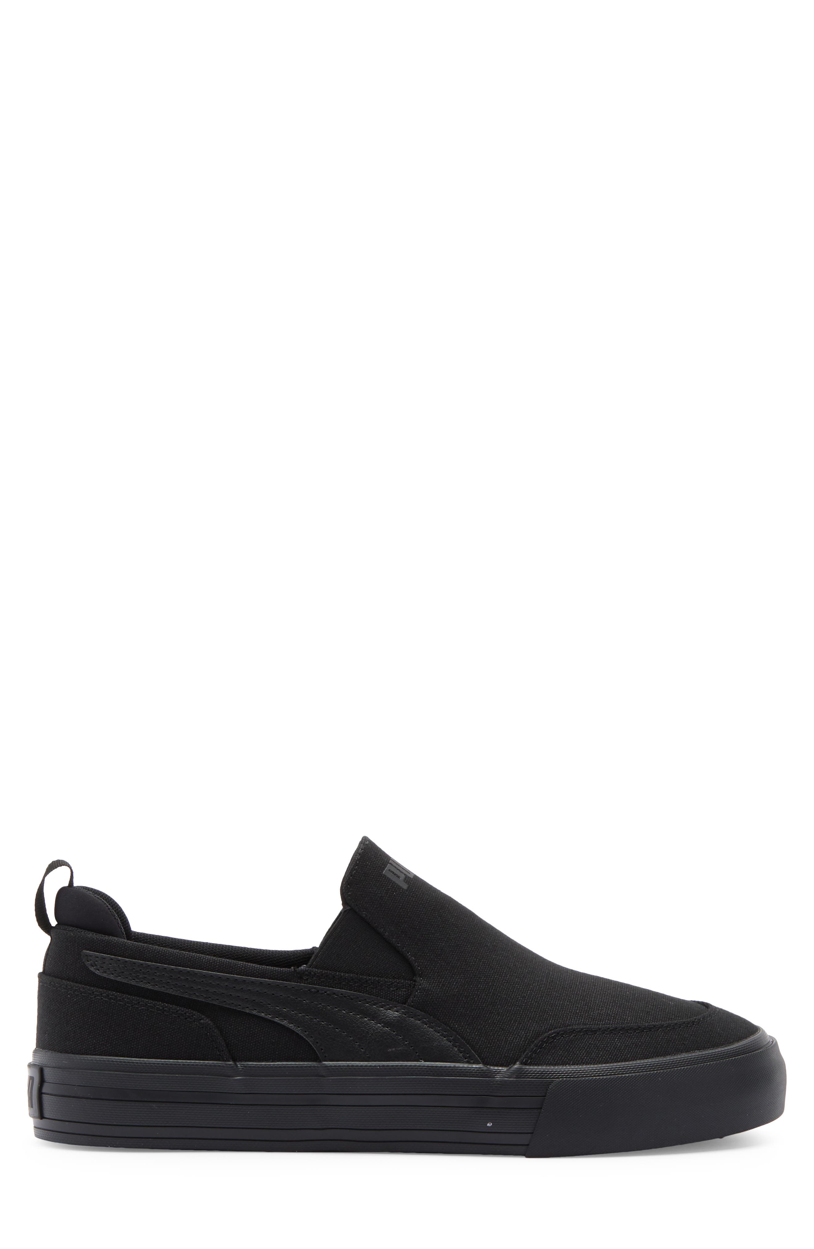 PUMA Court Classic Slip-On Sneaker, Alternate, color, Puma Black/ Puma Black
