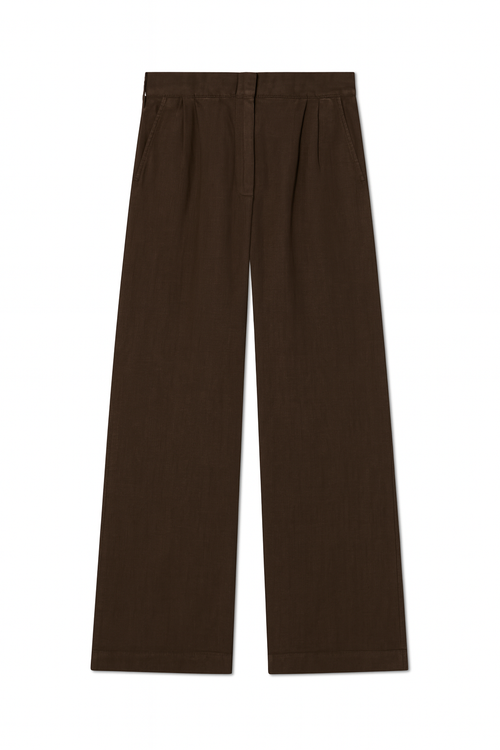 Vir Vita Marina Linen Trouser In Multi