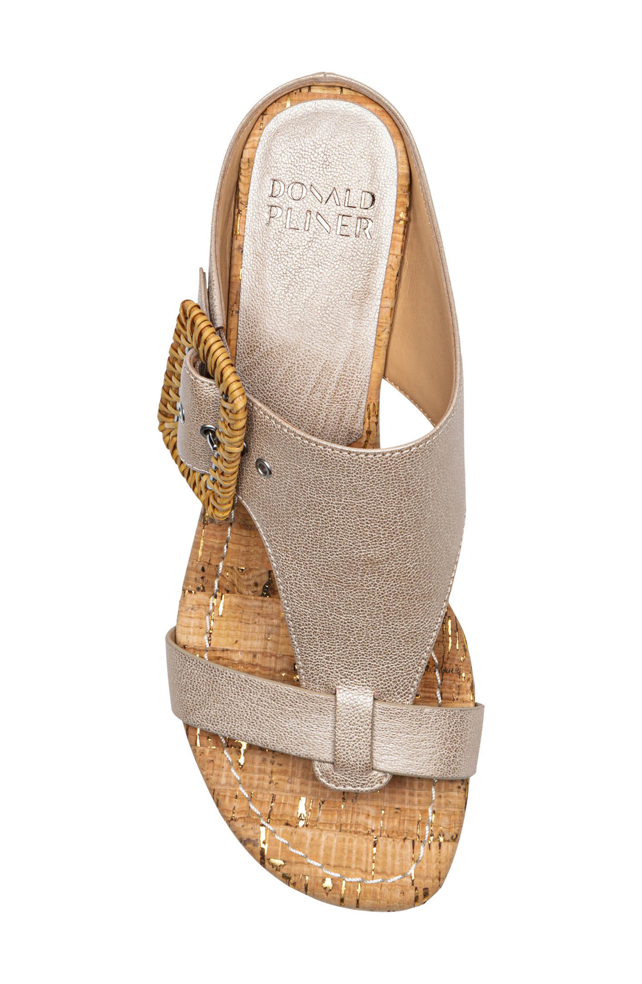 Vine Wedge Sandal, Alternate, color, PLATINUM