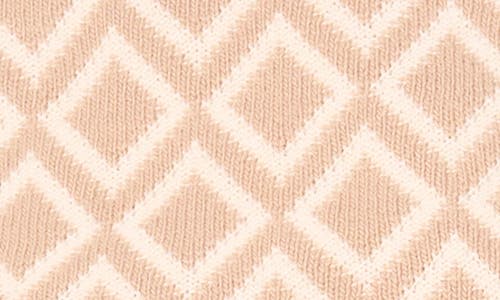 Vince Camuto Diamond Jacquard Turtleneck Sweater In Multi