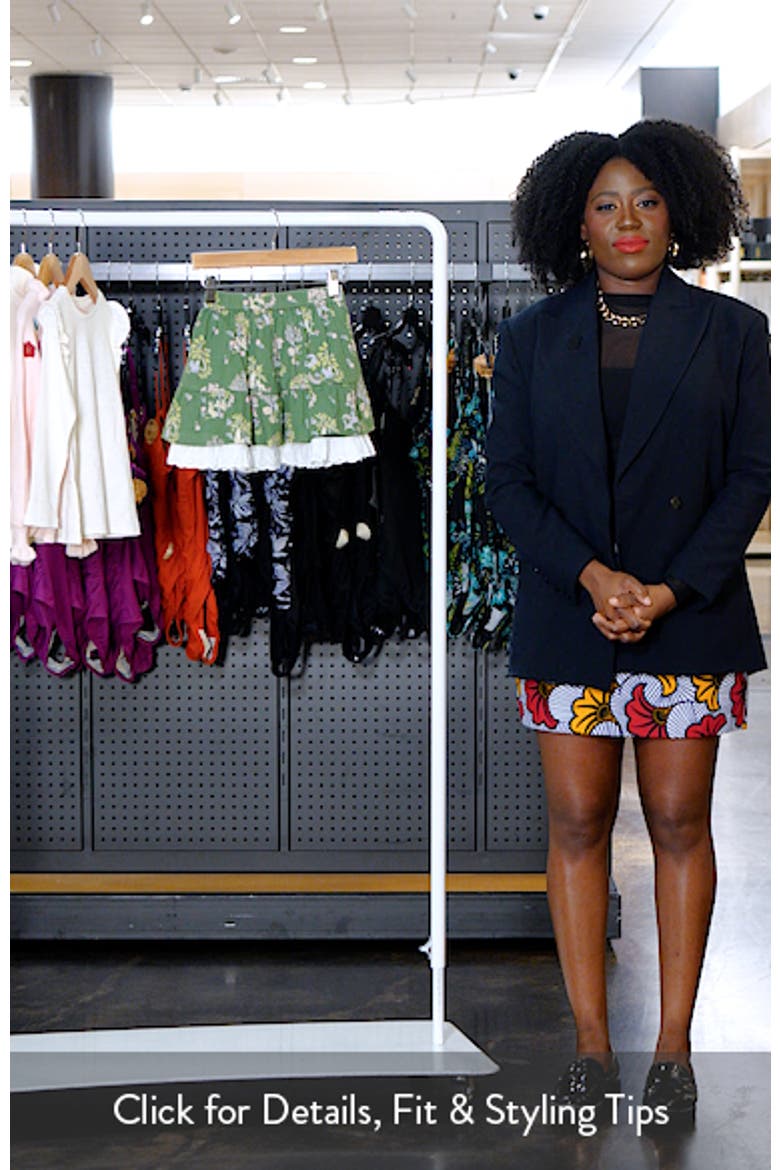 Kids' Eyelet Trim Print Skirt video