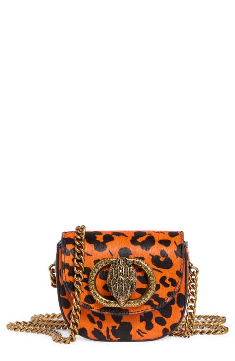 Micro Chelsea Genuine Calf Hair Saddle Crossbody Bag