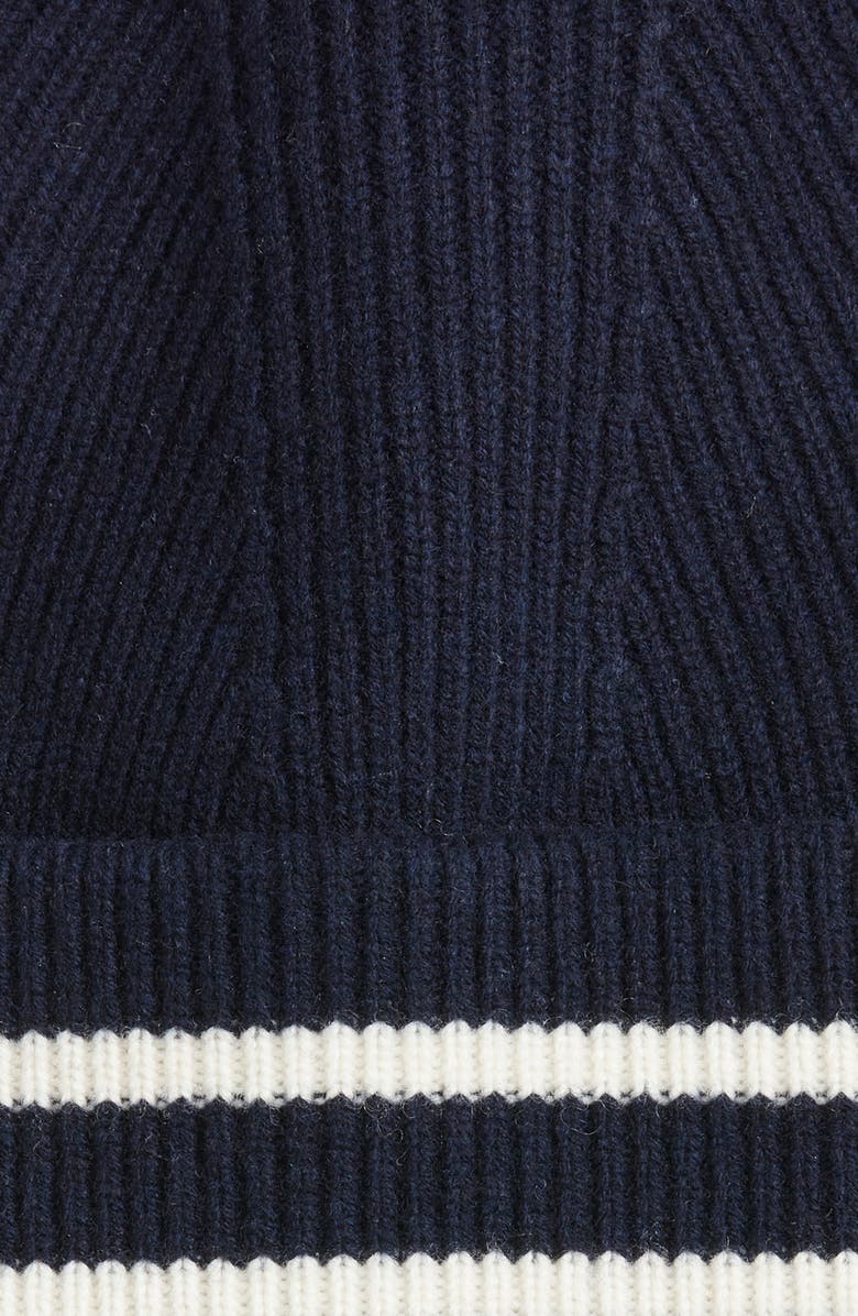 KROST Stripe Wool Beanie, Alternate, color, Dark Navy