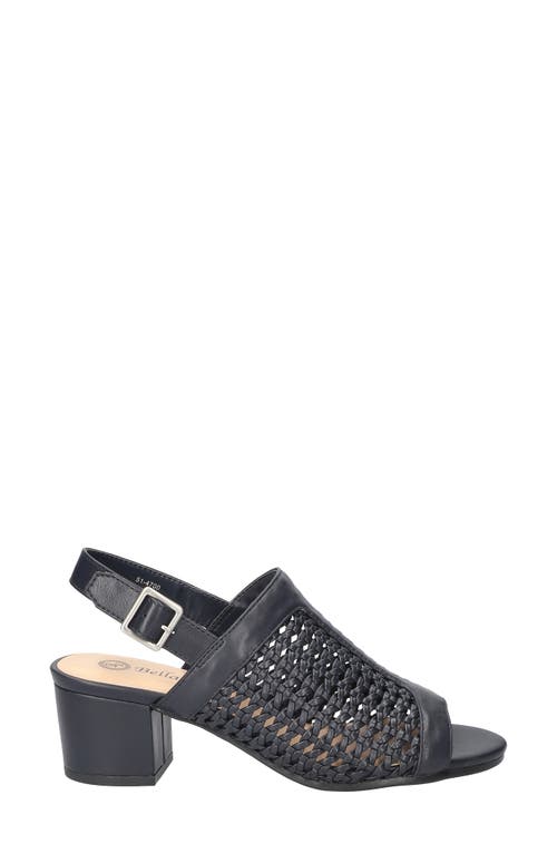 Bella Vita Adley Slingback Sandal In Black