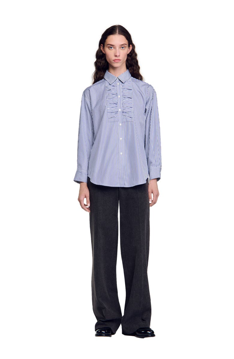 SANDRO Check shirt, Main, color, 