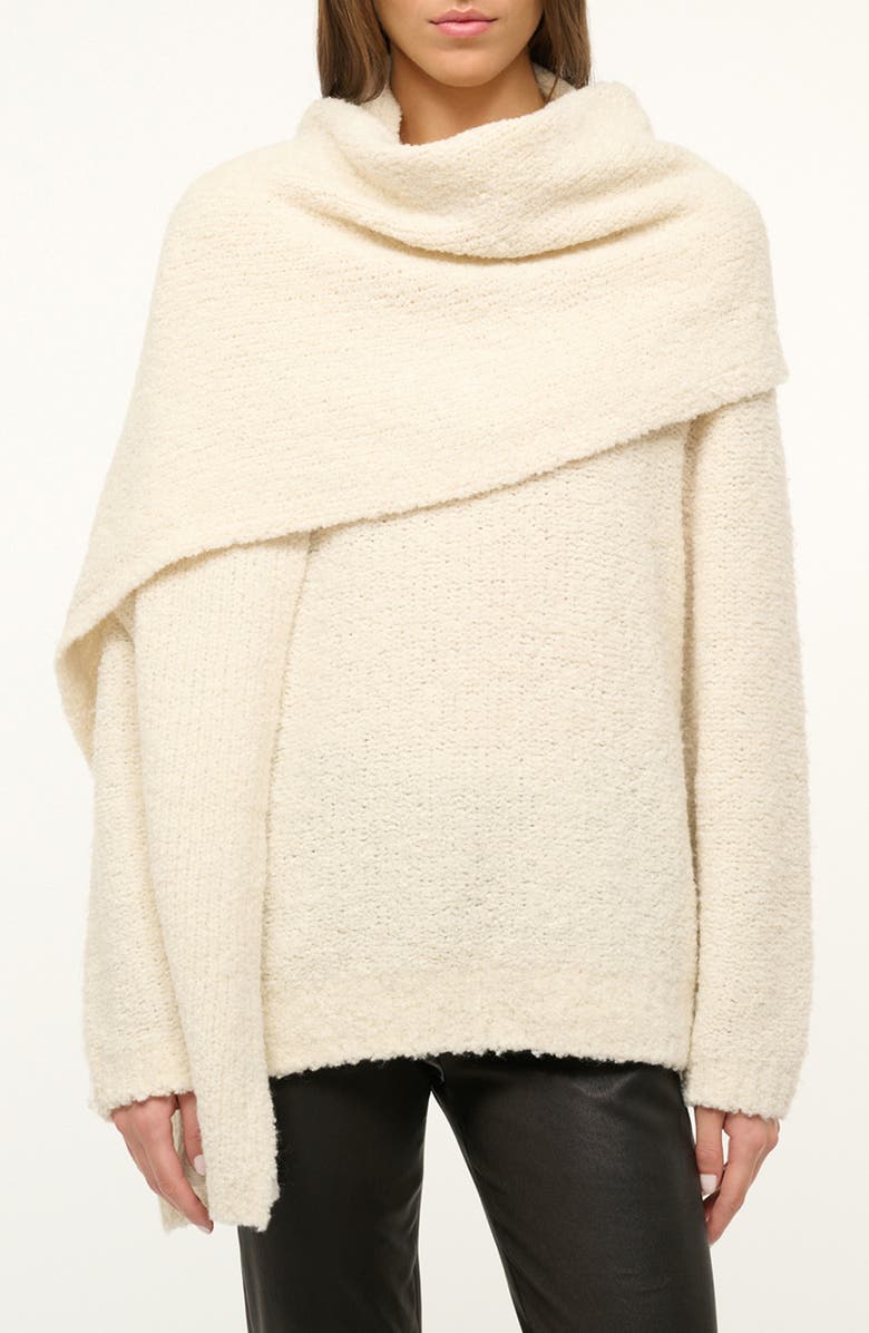 STAUD Siren Sweater & Scarf Set, Main, color, 