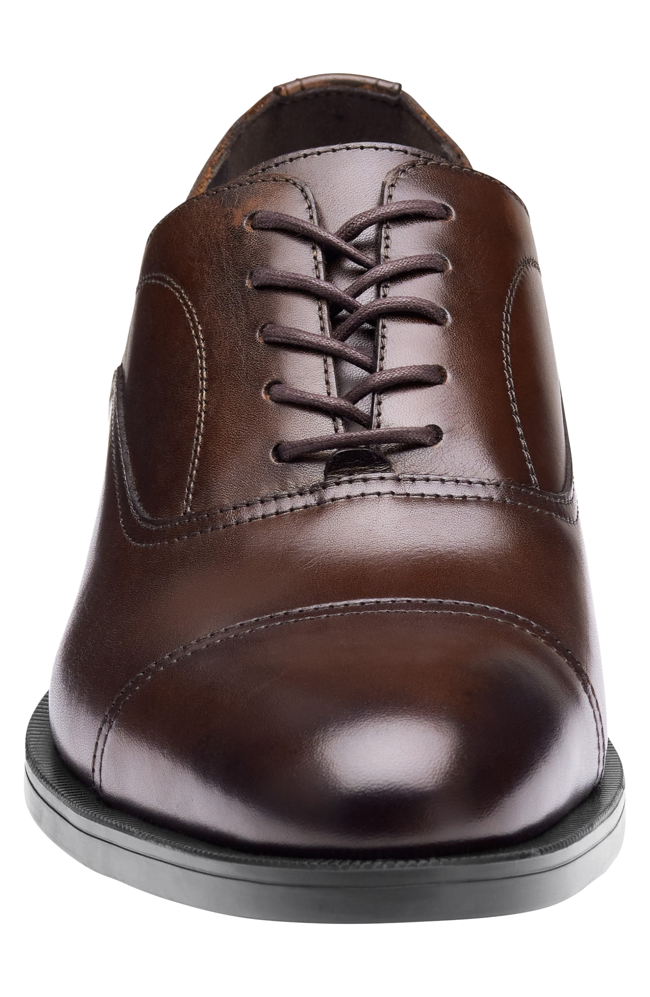 Conlin Cap Toe Oxford, Alternate, color, ESPRESSO FULL GRAIN