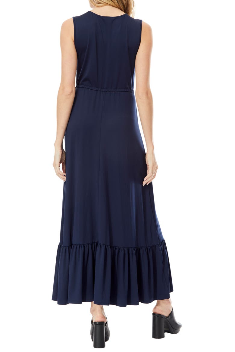 Love By Design Alba Sleeveless Tiered Maxi Dress, Alternate, color, PEACOAT