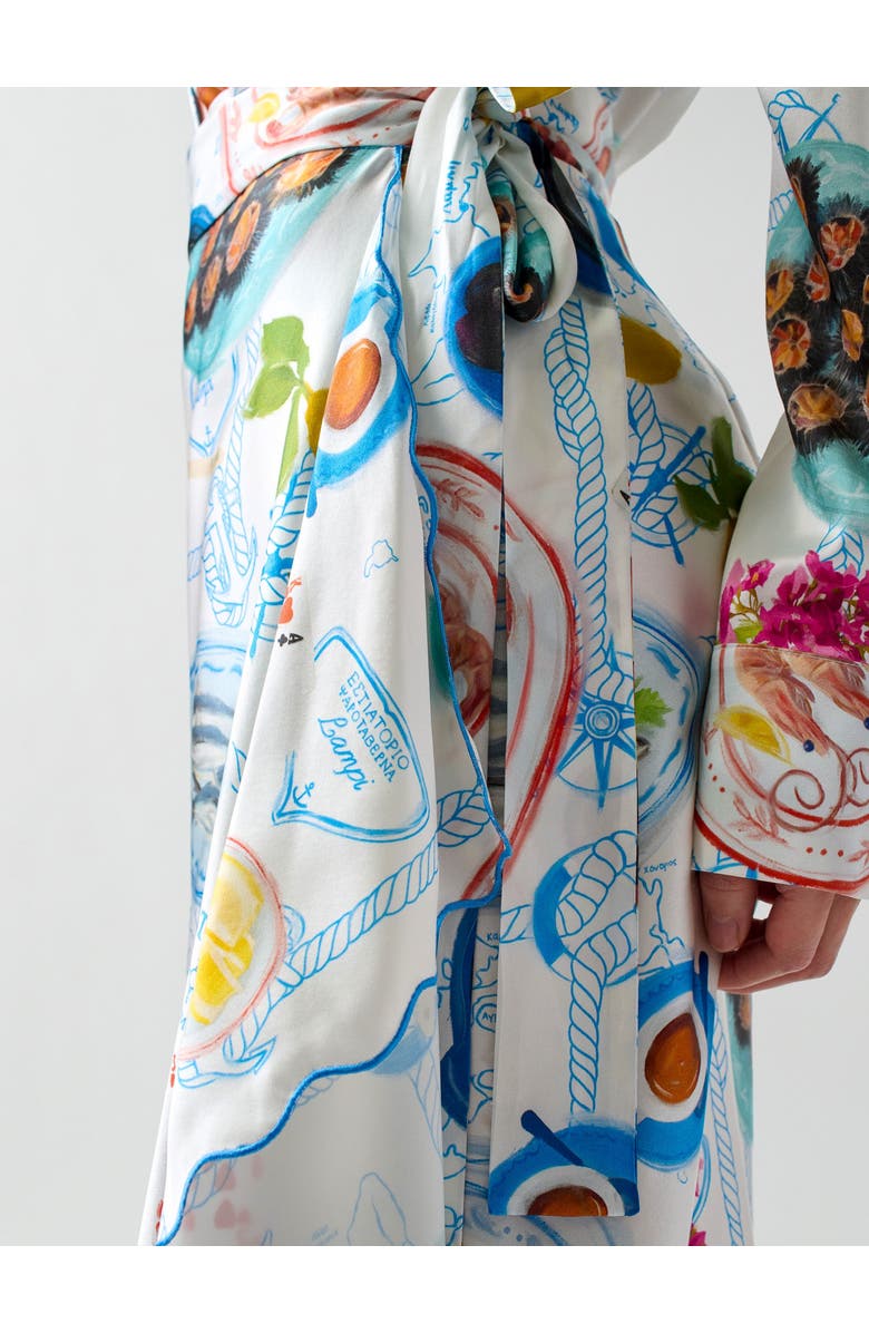 Lingua Franca Lampi Wrap Skirt, Alternate, color, 