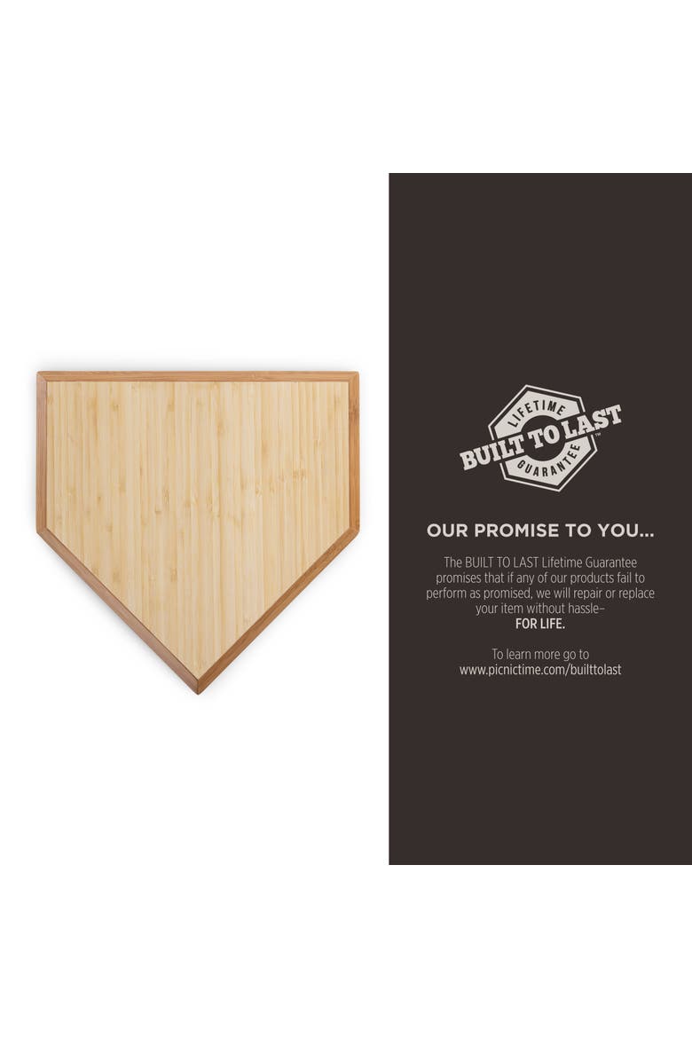 Home Plate Serving Board, Alternate, color, Bamboo