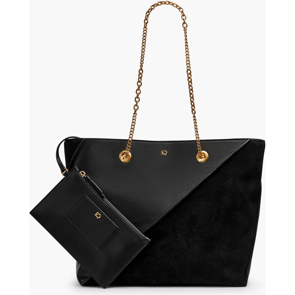 Shop Donna Karan New York Setauket Solid+suede Tote