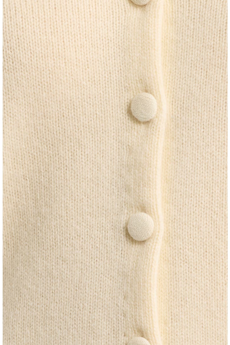 Clara Cashmere Cardigan, Alternate, color, VANILLA