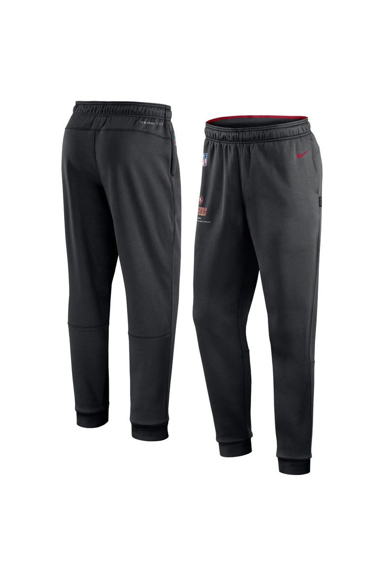 Men's Nike Black San Francisco 49ers Sideline Logo Performance Pants, Alternate, color, Black