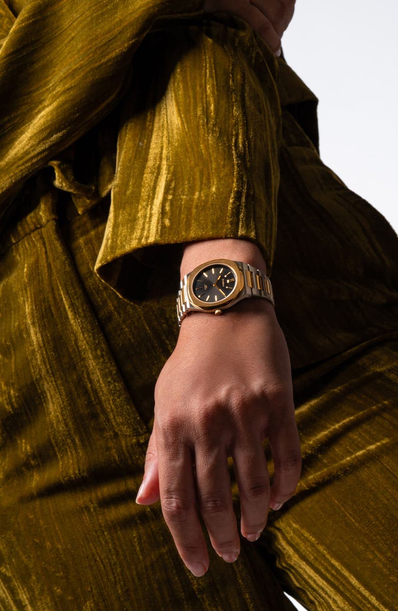 D1 Milano Ultra Thin Bracelet Watch, 34mm, Alternate, color, Silver