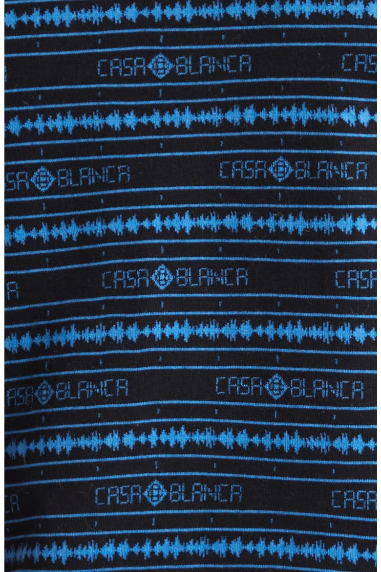 Sound Wave Logo Jacquard Wool Polo, Alternate, color, SOUND WAVE