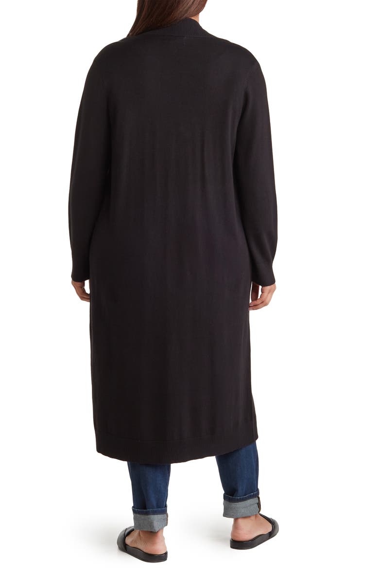 BY DESIGN Tribeca Longline Cardigan, Alternate, color, Black