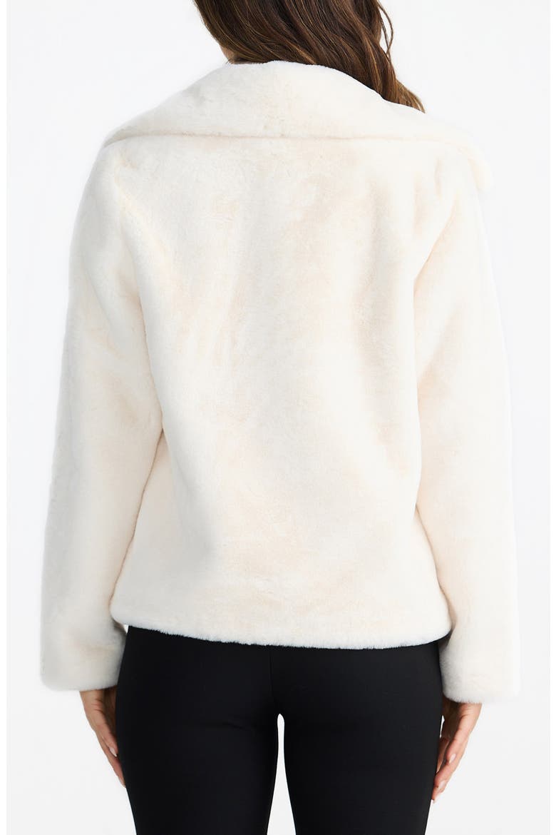 Steinway Faux Fur Jacket, Alternate, color, WINTER WHITE