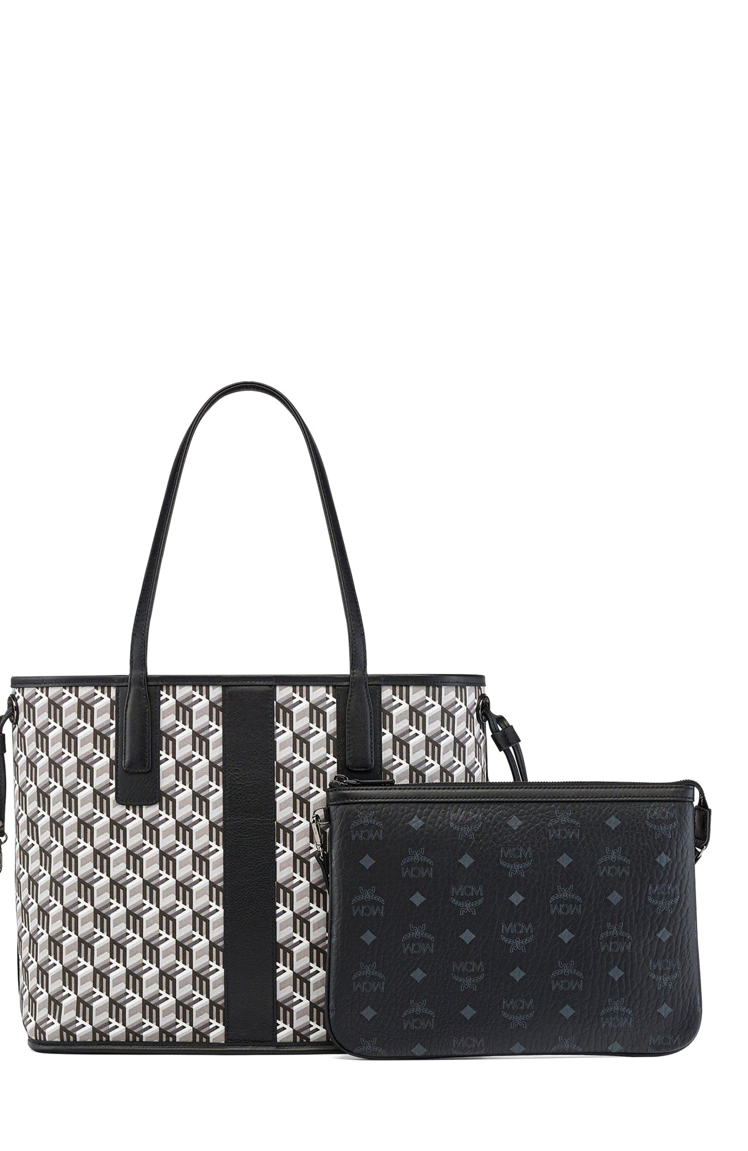 MCM Medium Liz Reversible Shopper, Alternate, color, 