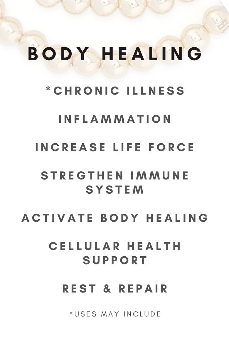 The Healer’s Collection N4 Body Healing Set of 2 Healer's Bracelets, Alternate, color, Yellow Gold