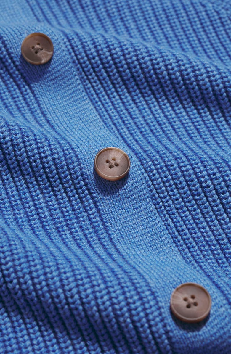 Seasalt Cornwall Potters Meadow Organic Cotton Cardigan, Alternate, color, Knit Melange Sail