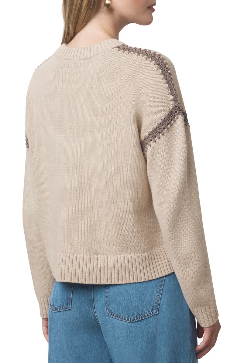 Splendid Greyson Relaxed Sweater, Alternate, color, Camel/ Cedar Brown