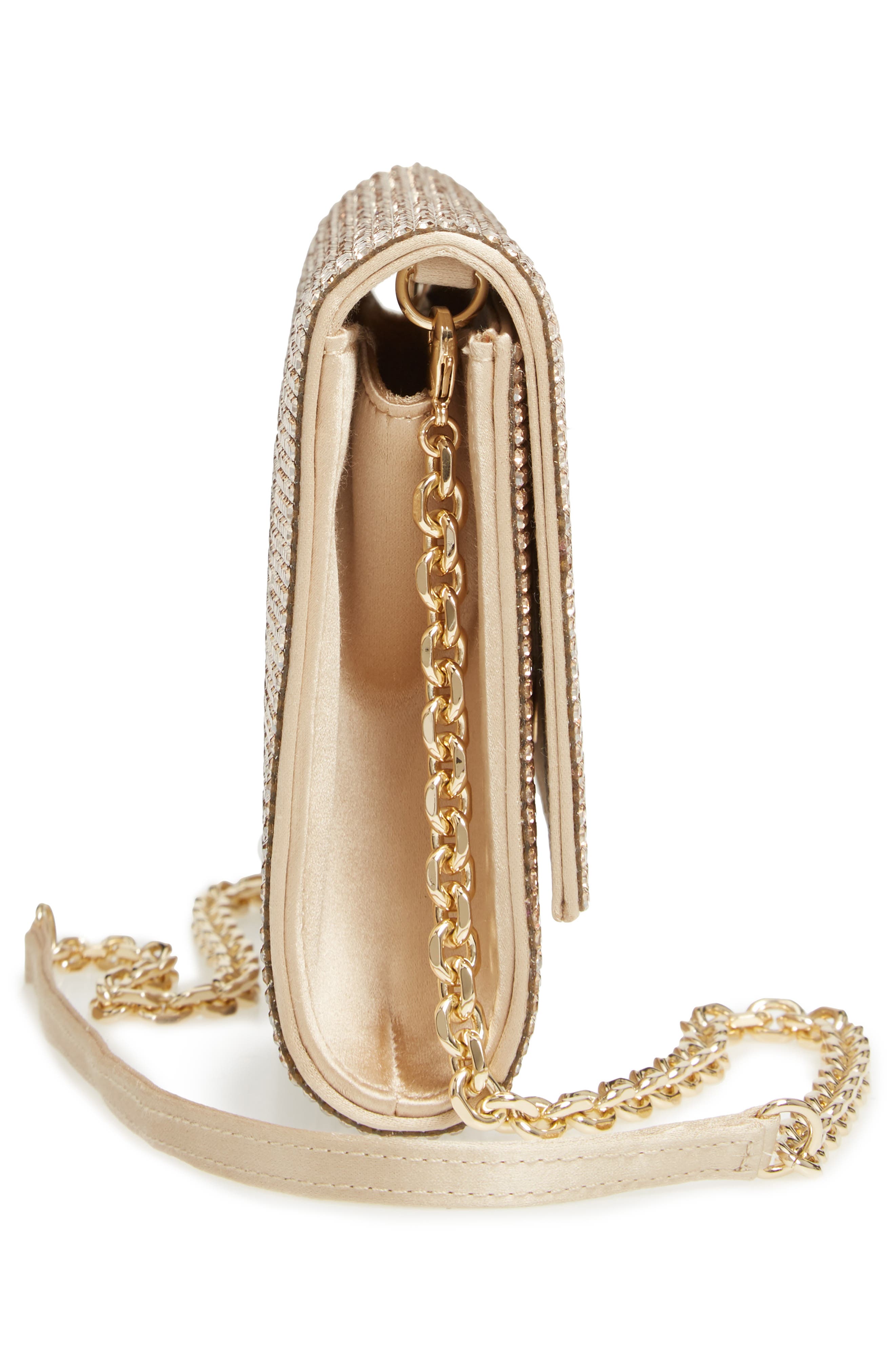 Fizzoni Beaded Clutch, Alternate, color, CHAMPAGNE PROSECCO
