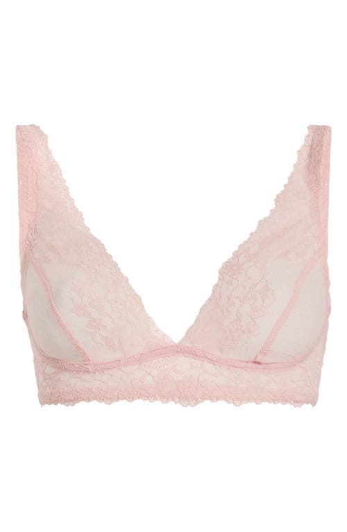 Commando Double Take Lace Bralette In Blush