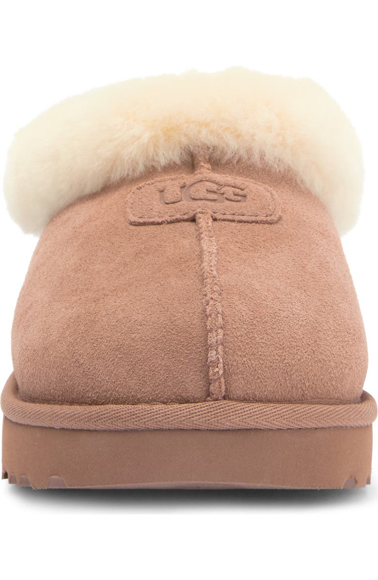 UGG<sup>®</sup> Tazzette Genuine Shearling Collar Slipper, Alternate, color, Rocky Oak