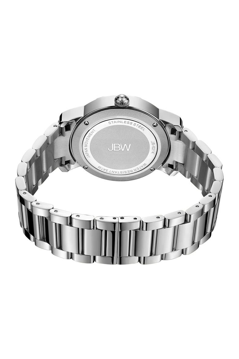 Olympia 10 Year Anniversary Diamond Bracelet Watch, 38mm - 0.20 ctw, Alternate, color, SILVER