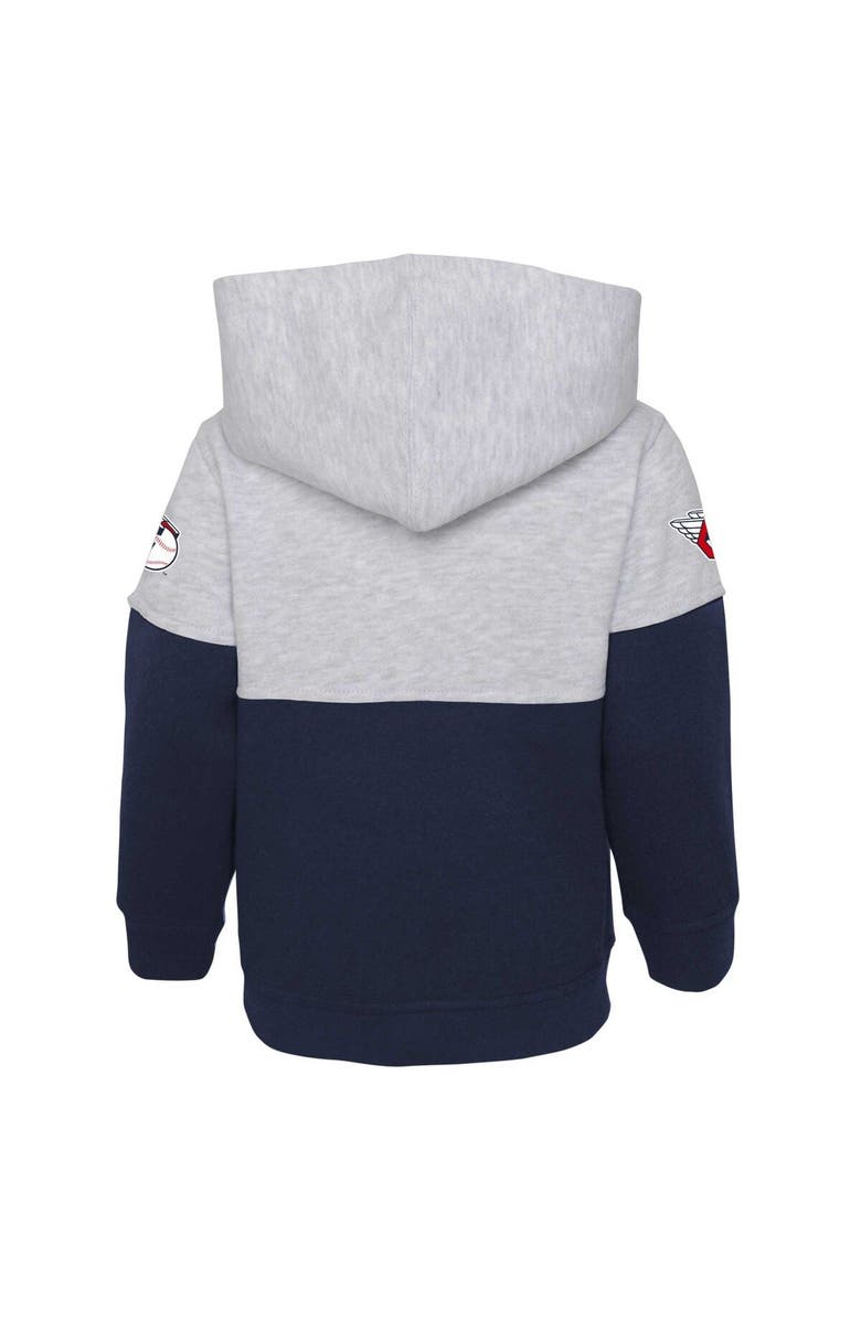 Outerstuff Toddler Navy/Heather Gray Cleveland Guardians Two-Piece Playmaker Set, Alternate, color, Navy